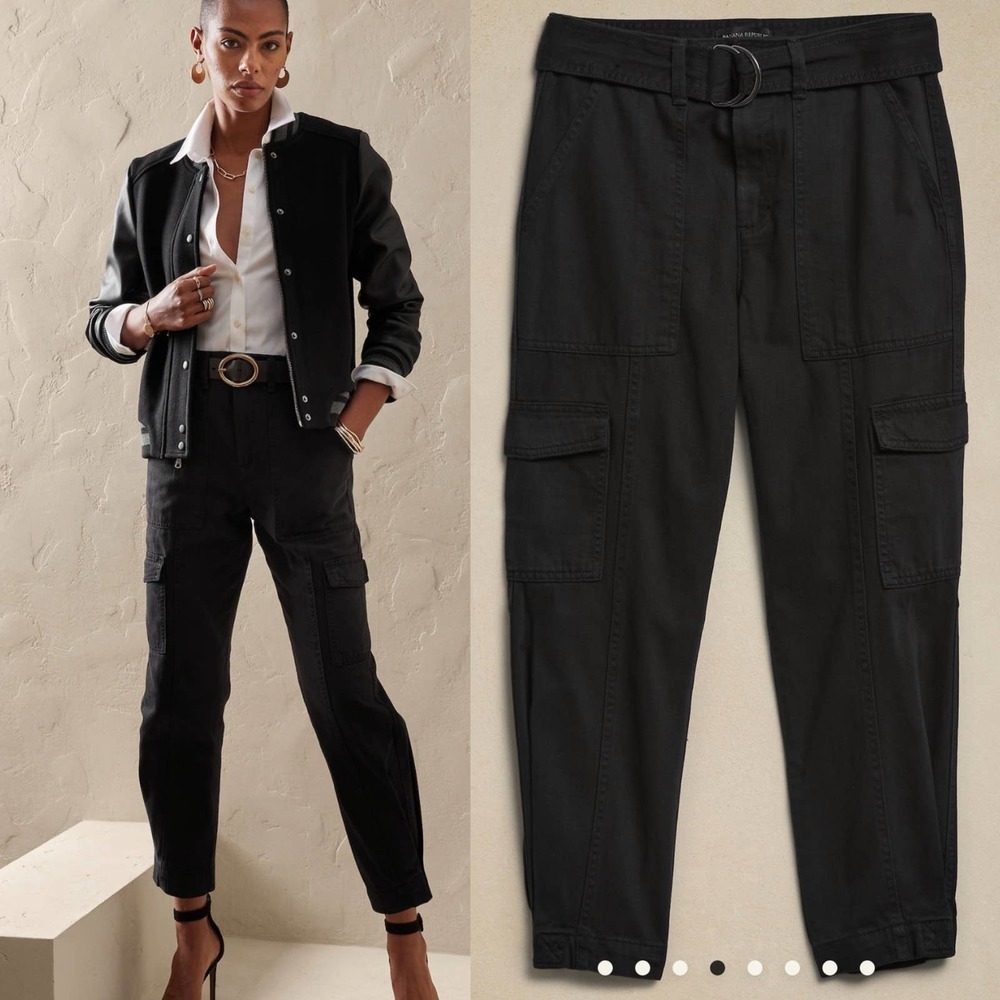 NWT BANANA REPUBLIC FACTORY Utility Denim Cargo Pant, size 6 - Picture 11 of 11